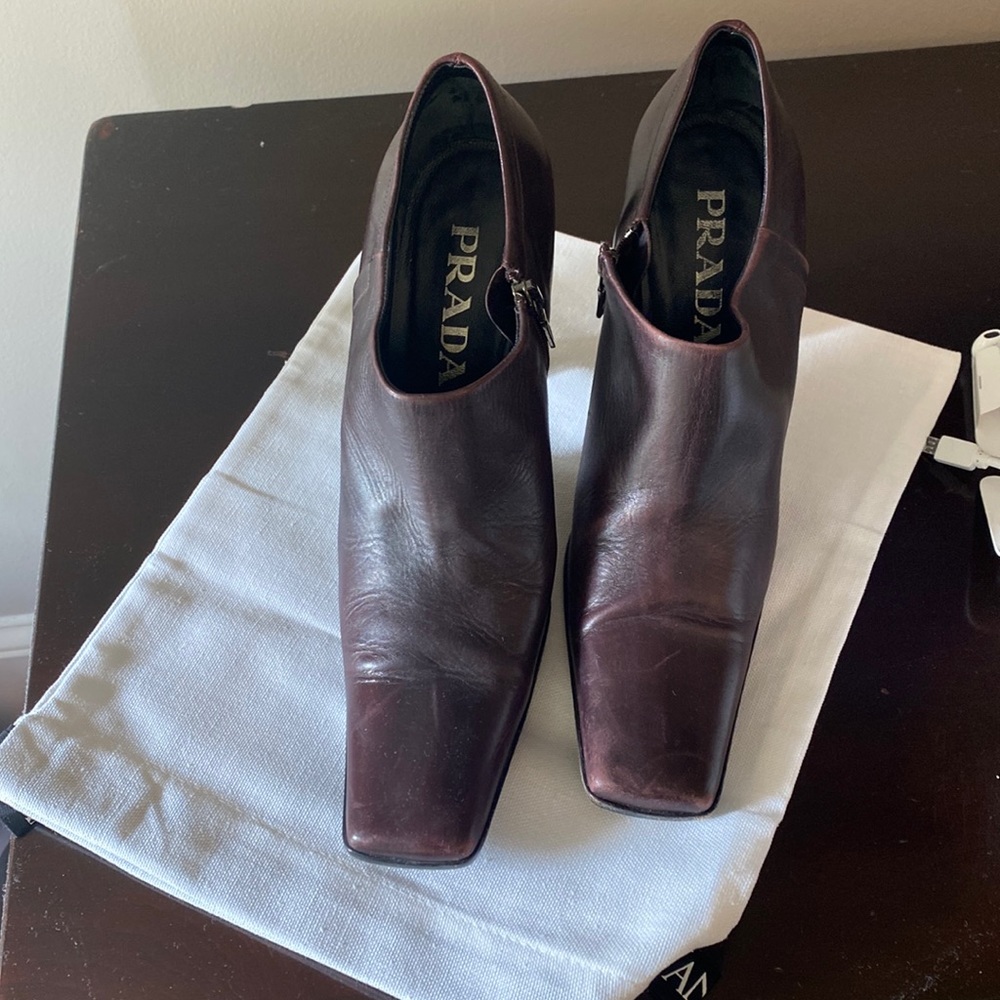 PRADA ANKLE BOOT LEATHER